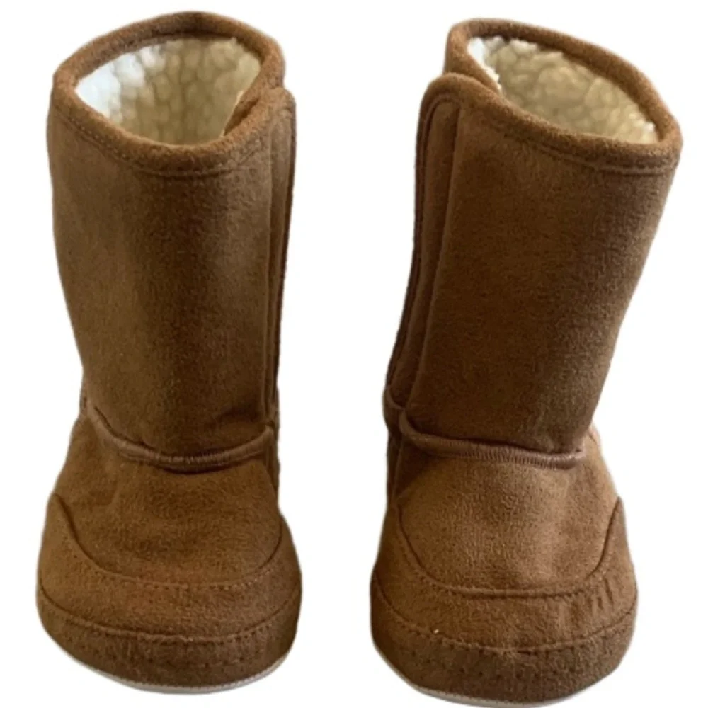Brown Toddler Winter Snow Boots